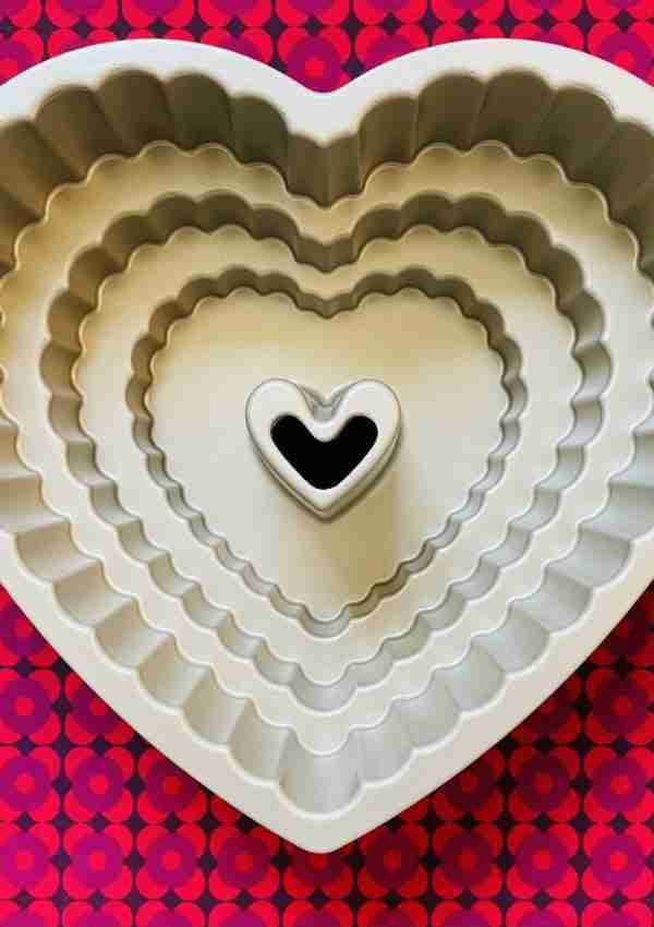 Nordic Ware Tiered-Heart Bundt Cake Pan