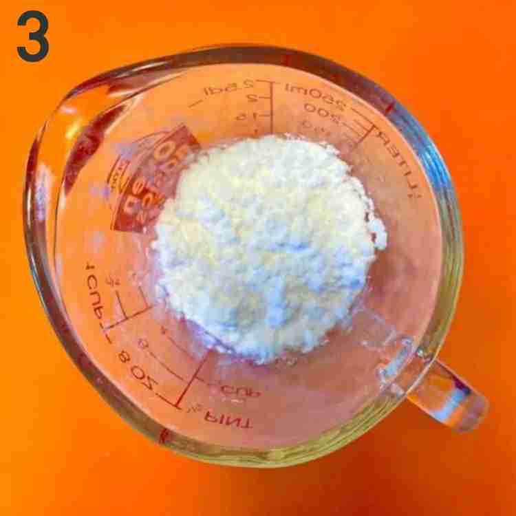 Step 3 to make this recipe: Add sweetener to egg whites.