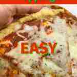 A Pinterest banner for this savory grainfree recipe.