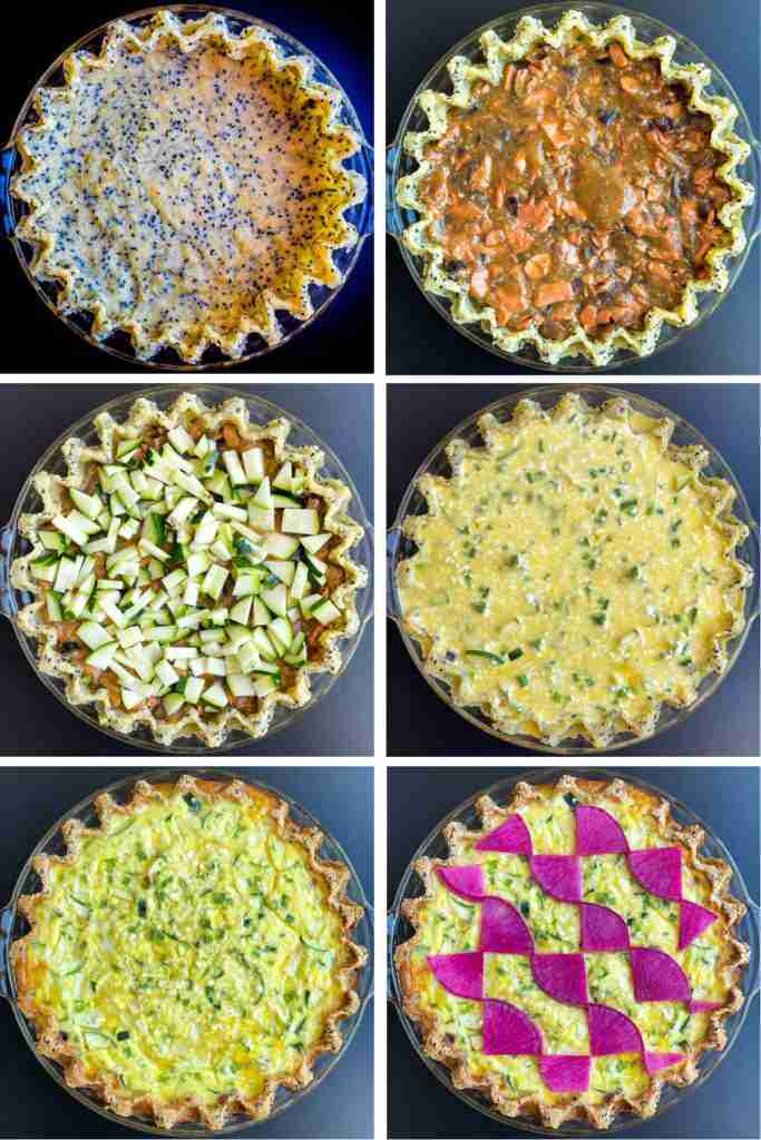 6 images illustrating how to make this recipe.