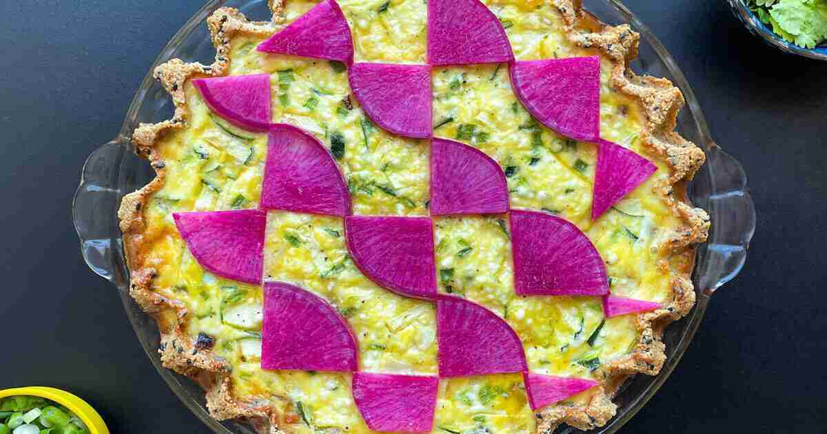 Japanese Quiche Salmon Teriyaki Keto Quiche!