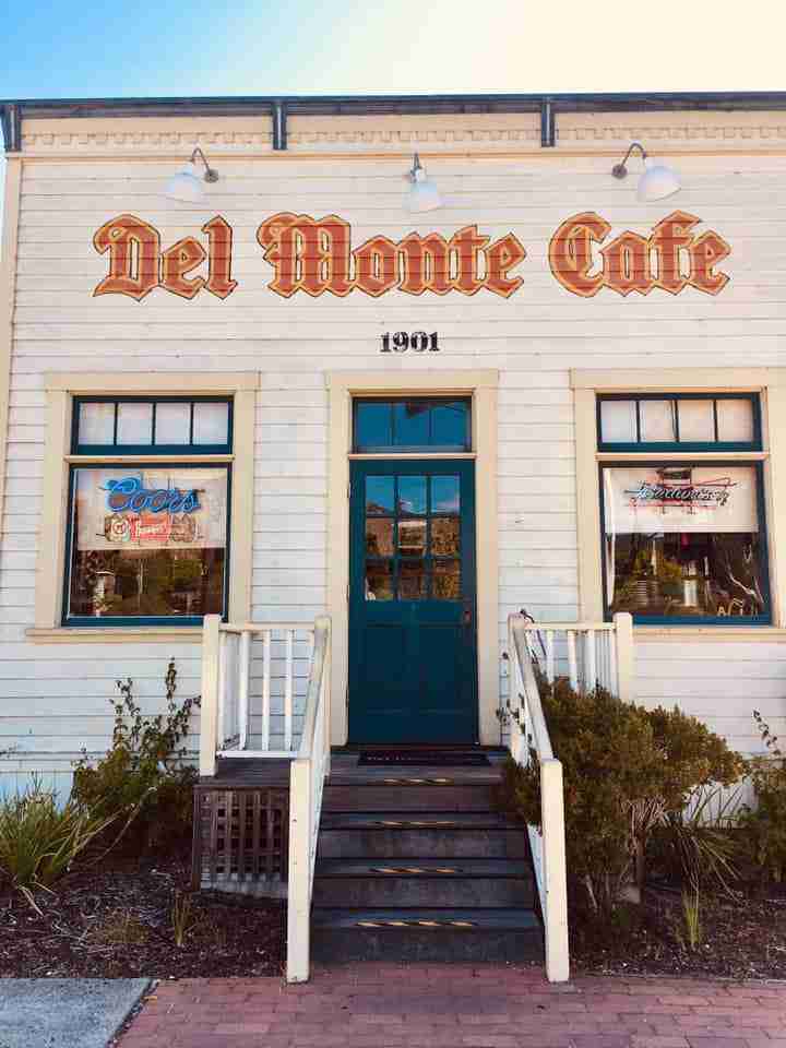 The historic Del Monte Cafe in San Luis Obispo, California, near the train station.
