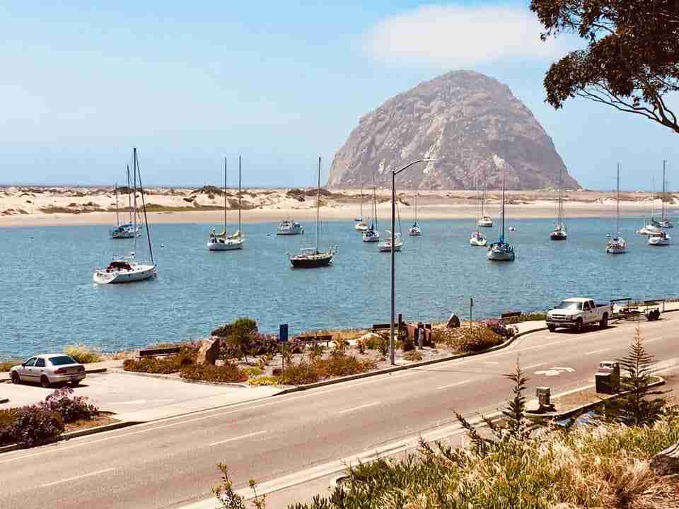 The rock at Morro Bay, California.
