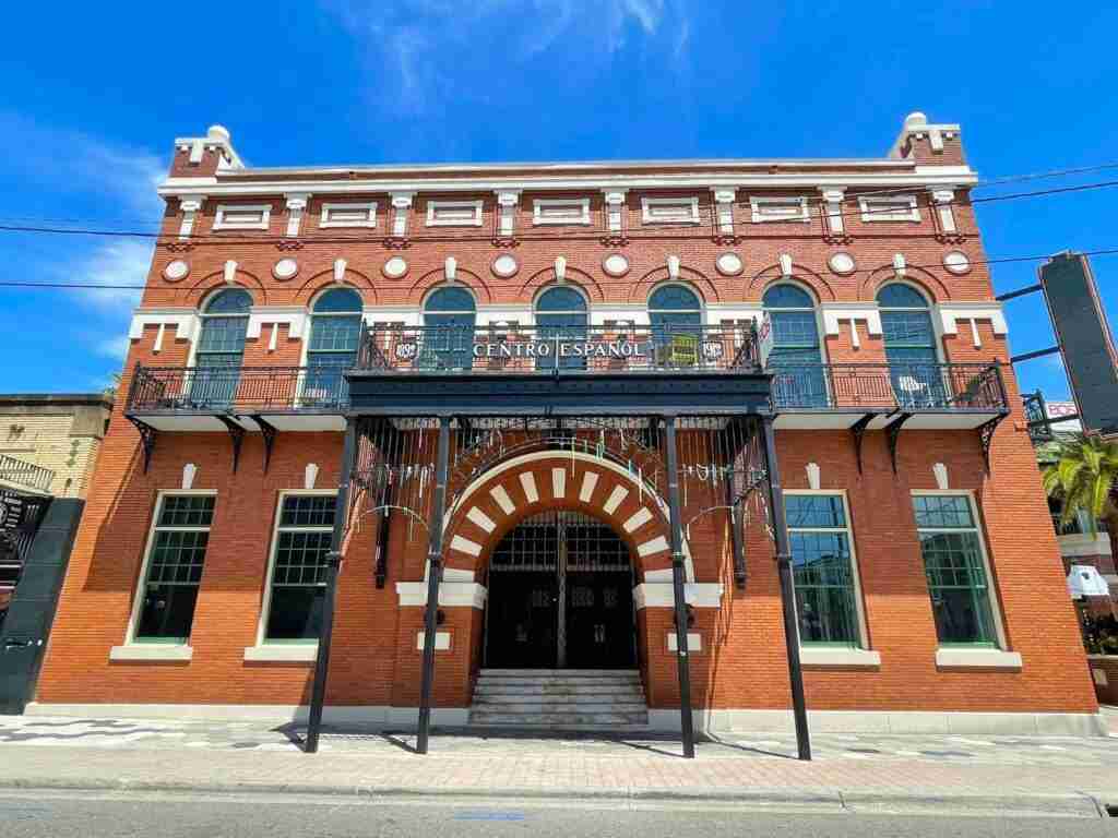 The Centro Español in historic Ybor City in Tampa.