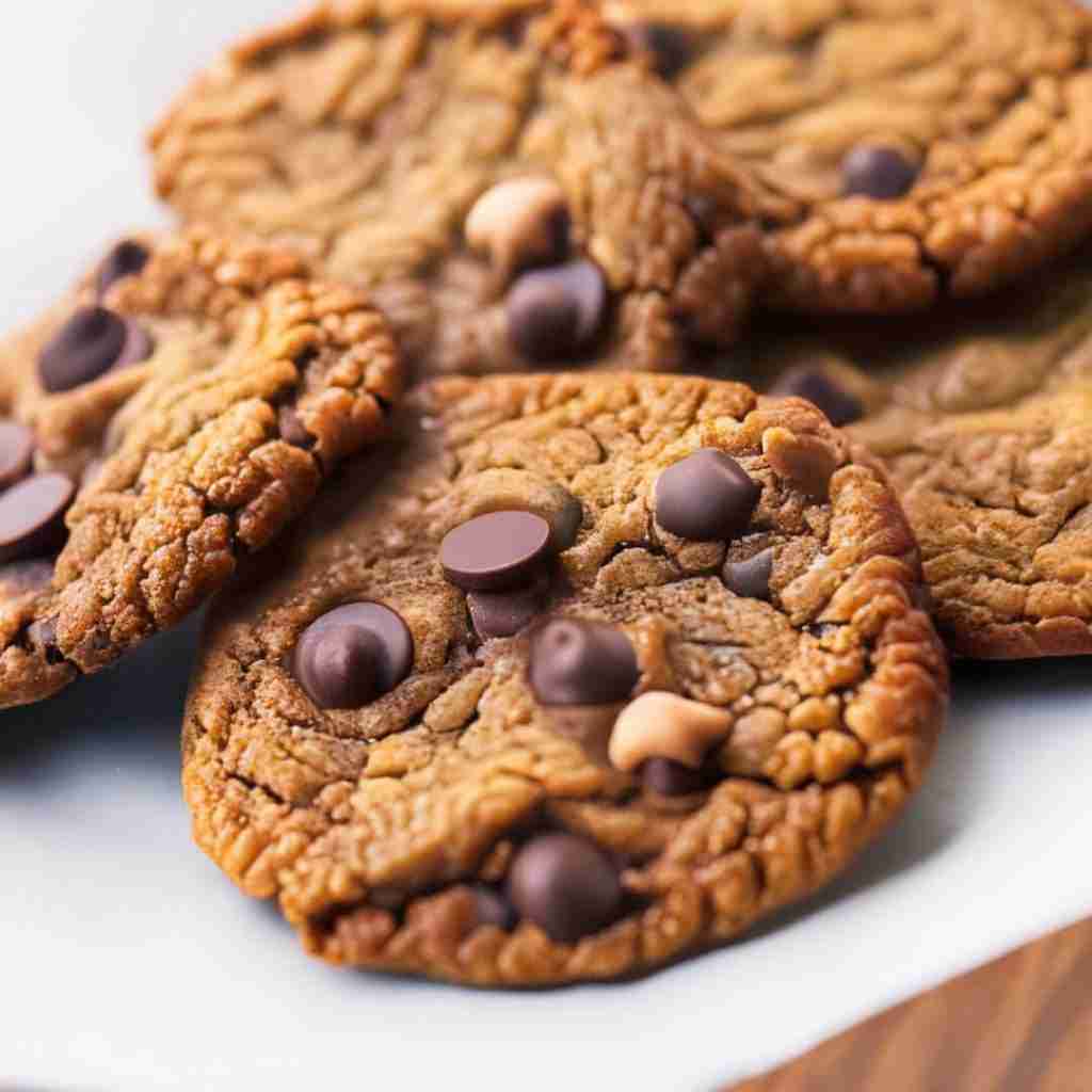 Chickpea chocolate chip cookies.