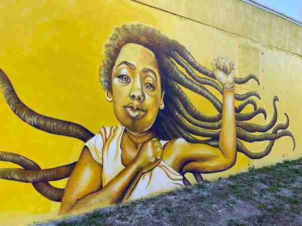 A mural in St. Petersburg, Florida.