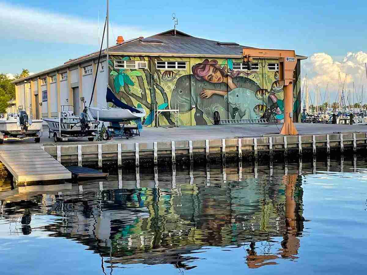 A mural in downtown St. Pete, Florida.