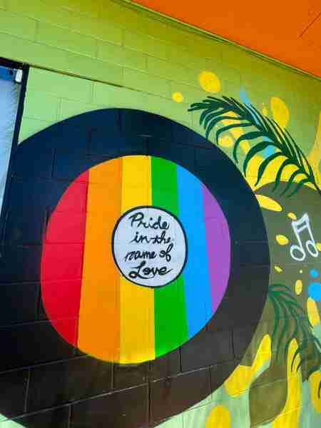 A mural in St. Petersburg, Florida.