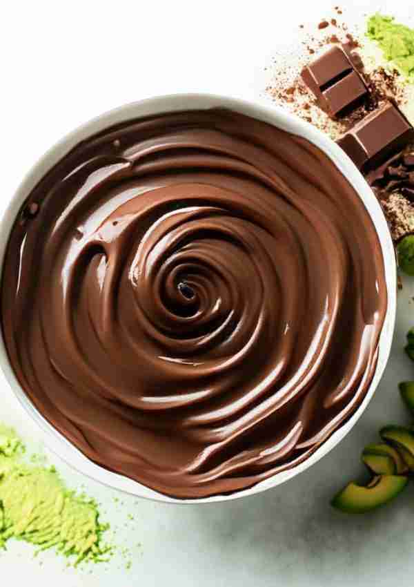 Chocolate Avocado Mousse – Doubles as Dark Chocolate Frosting (Vegan)
