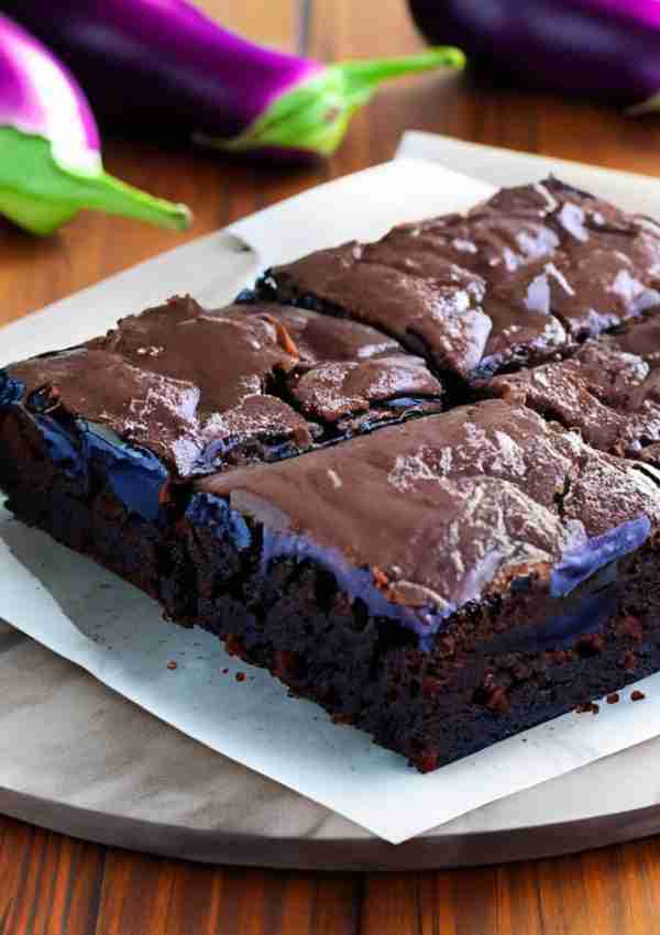 Eggplant Brownies: Fudgy Vegan Fun