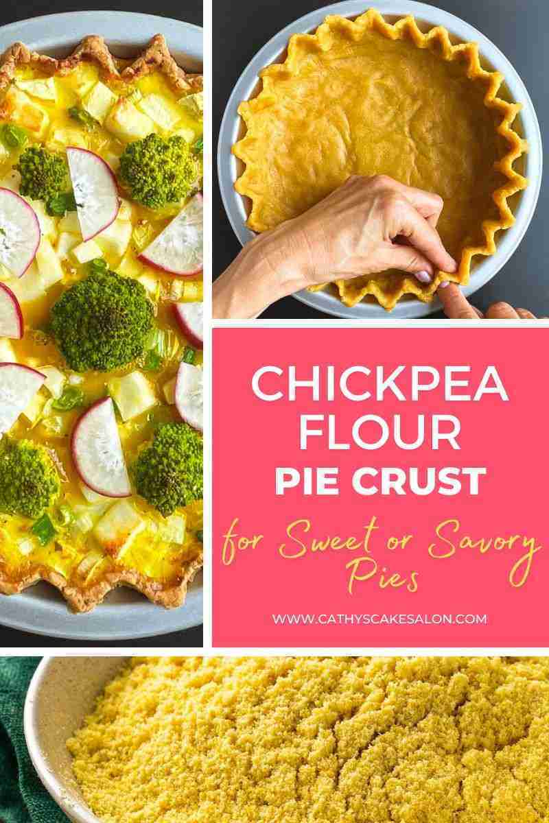Chickpea Flour Pie Crust Easy Recipe for Pie, Tart, Quiche Crust