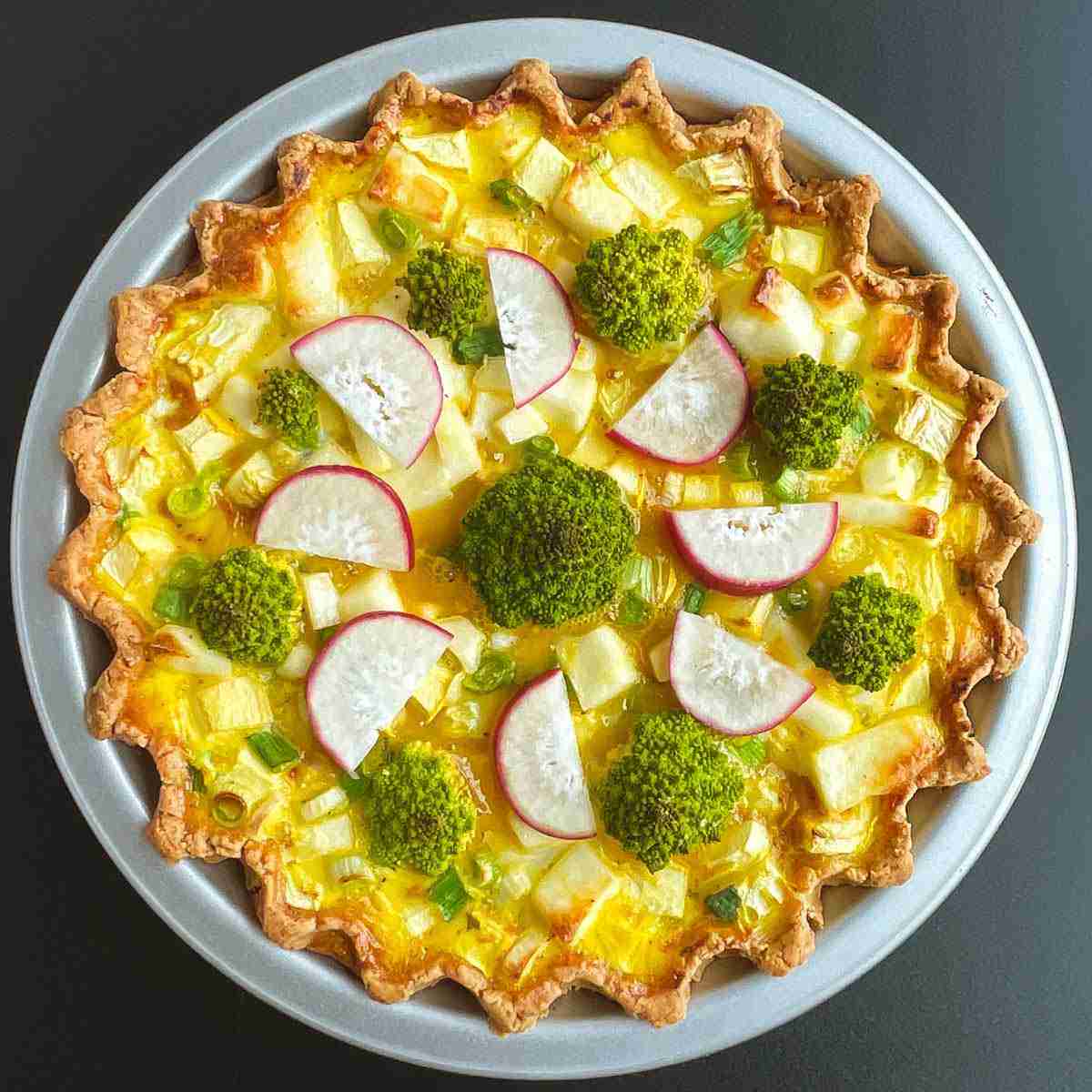 Chickpea Flour Pie Crust Easy Recipe for Pie, Tart, Quiche Crust