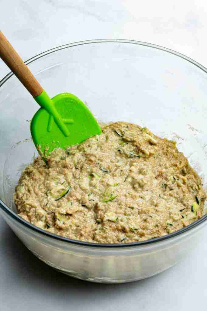 The recipe's batter in a bowl.