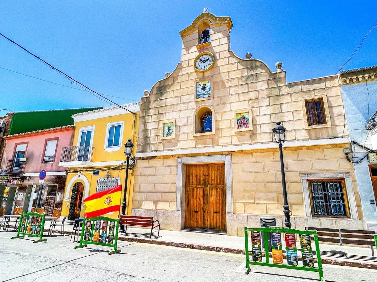 Jesuset de l'Hort church in El Palmar Valencia within Albufera Natural Park in Spain.