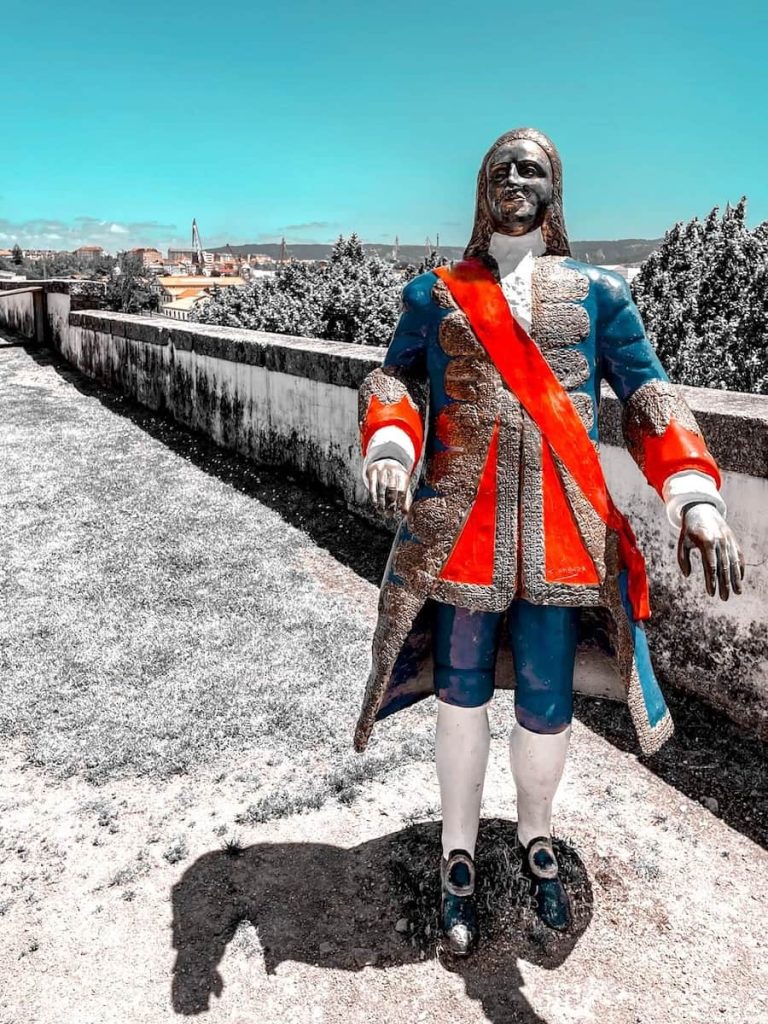 A sculpture of the Marquis of Ensenada by César Lombera in San Francisco Gardens in Ferrol, Galicia. The marquis had worked for the navy in 1730 and for work done in Italy was awarded the title of marquis.