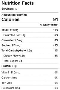 Nutrition facts about diabetic almond flour vegan pie crust which has only 0.7 net carbs per serving when made with zero calorie, sugar free monk fruit sweetener.