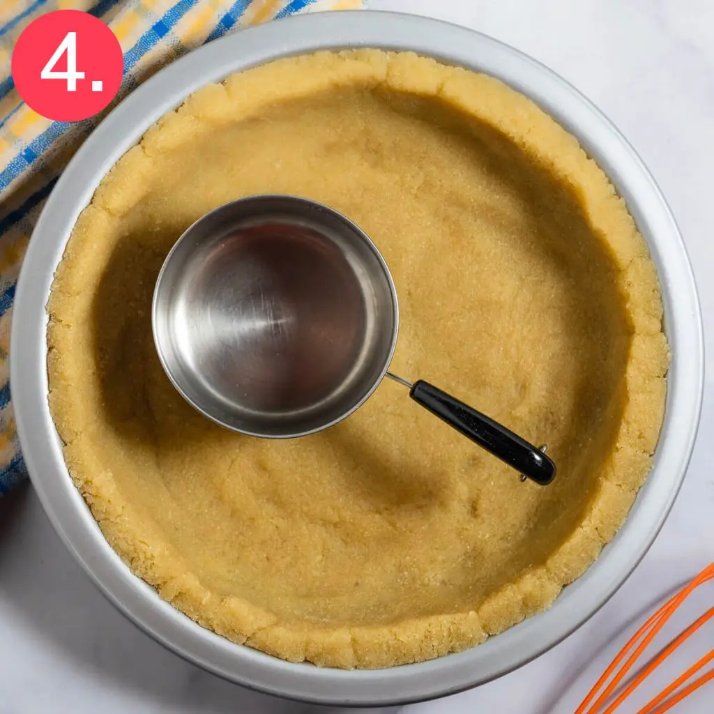 Step 4 in this dairy free, gluten free tart recipe.
