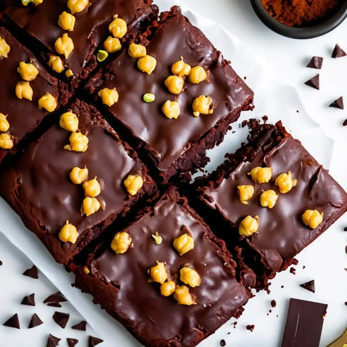 Best Flourless Chickpea Brownies Recipe (Canned Chickpeas)