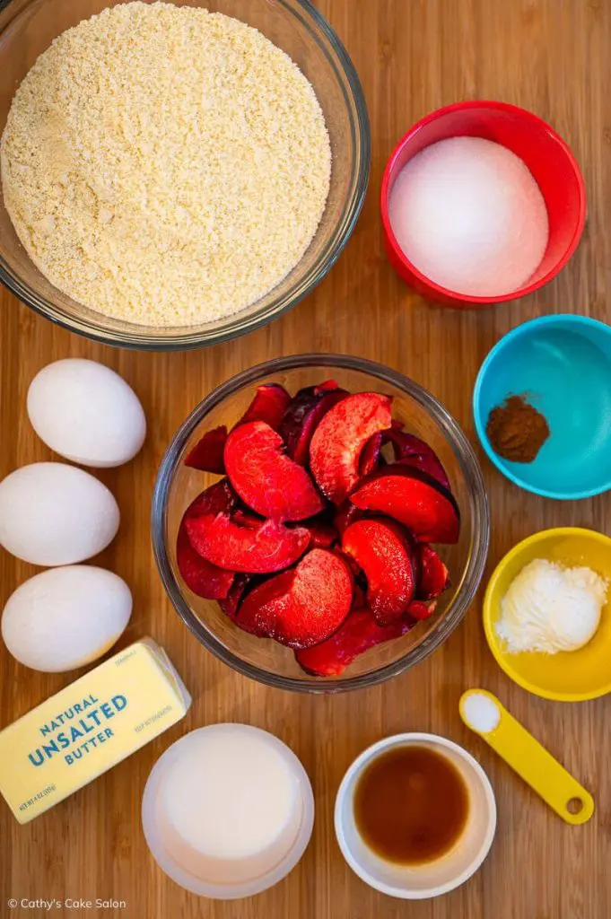 Ingredients to make this sugar free, diabetic recipe.