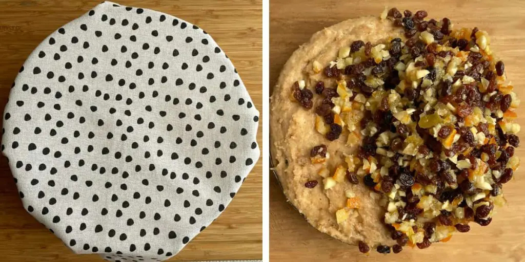 Steps 7 and 8 to make this german Christmas recipe.