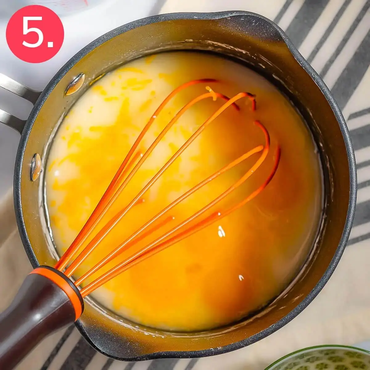 A step in this recipe.