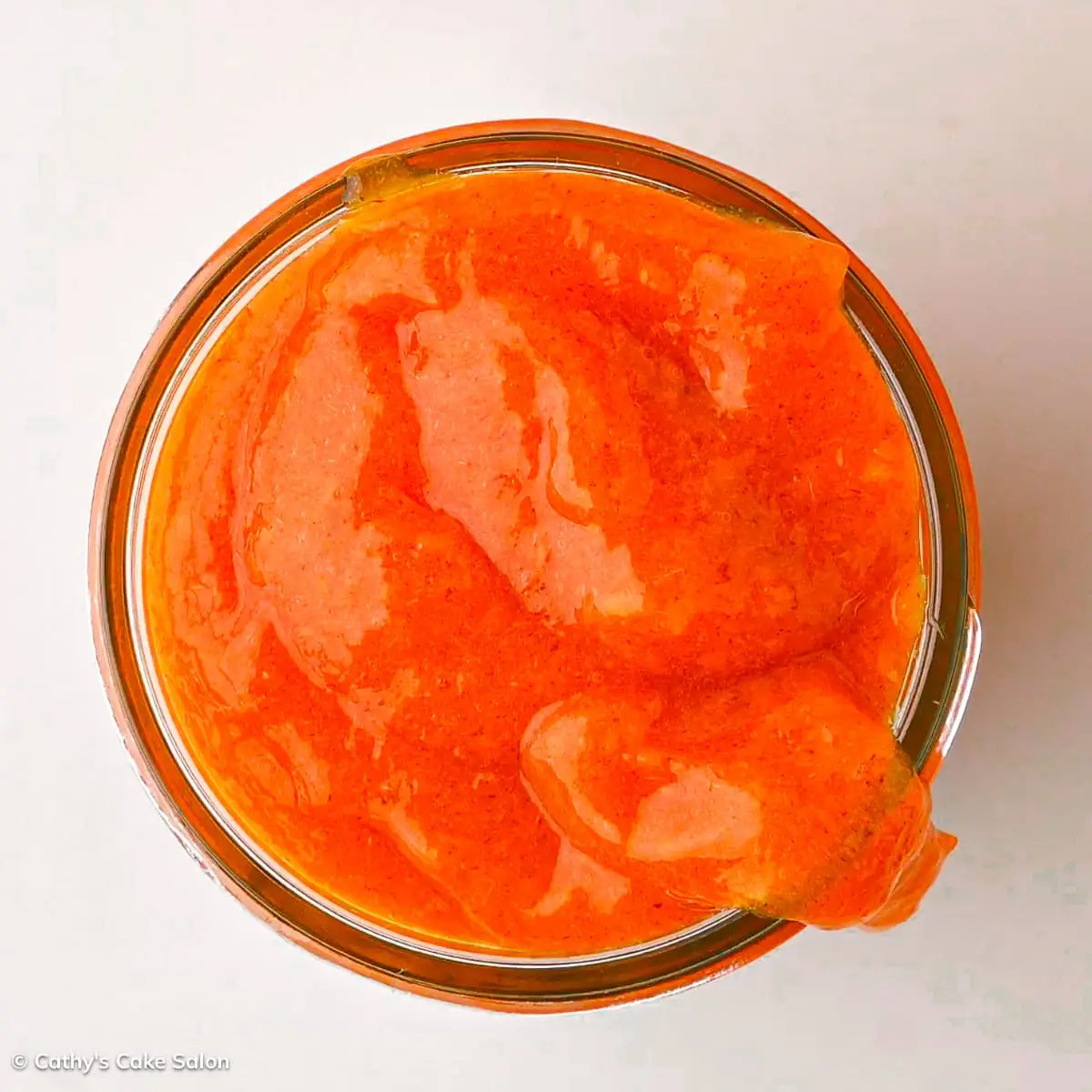 The result: A jar of persimmon jam.