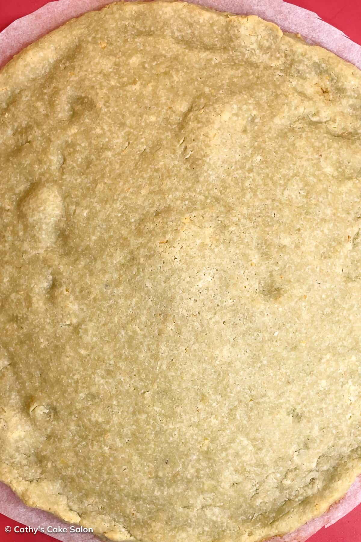 Step 8 to make this recipe: The baked gluten-free almond flour pie crust.