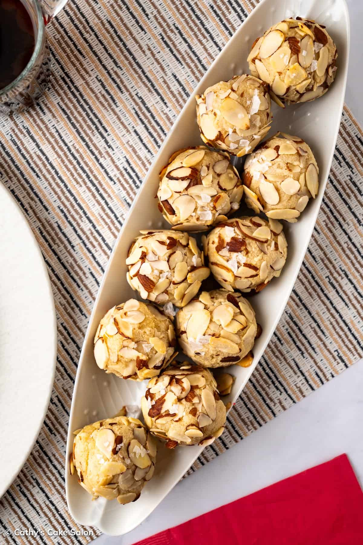 A platter of copycat rum-buttered cookies which appeared in the New York Times.