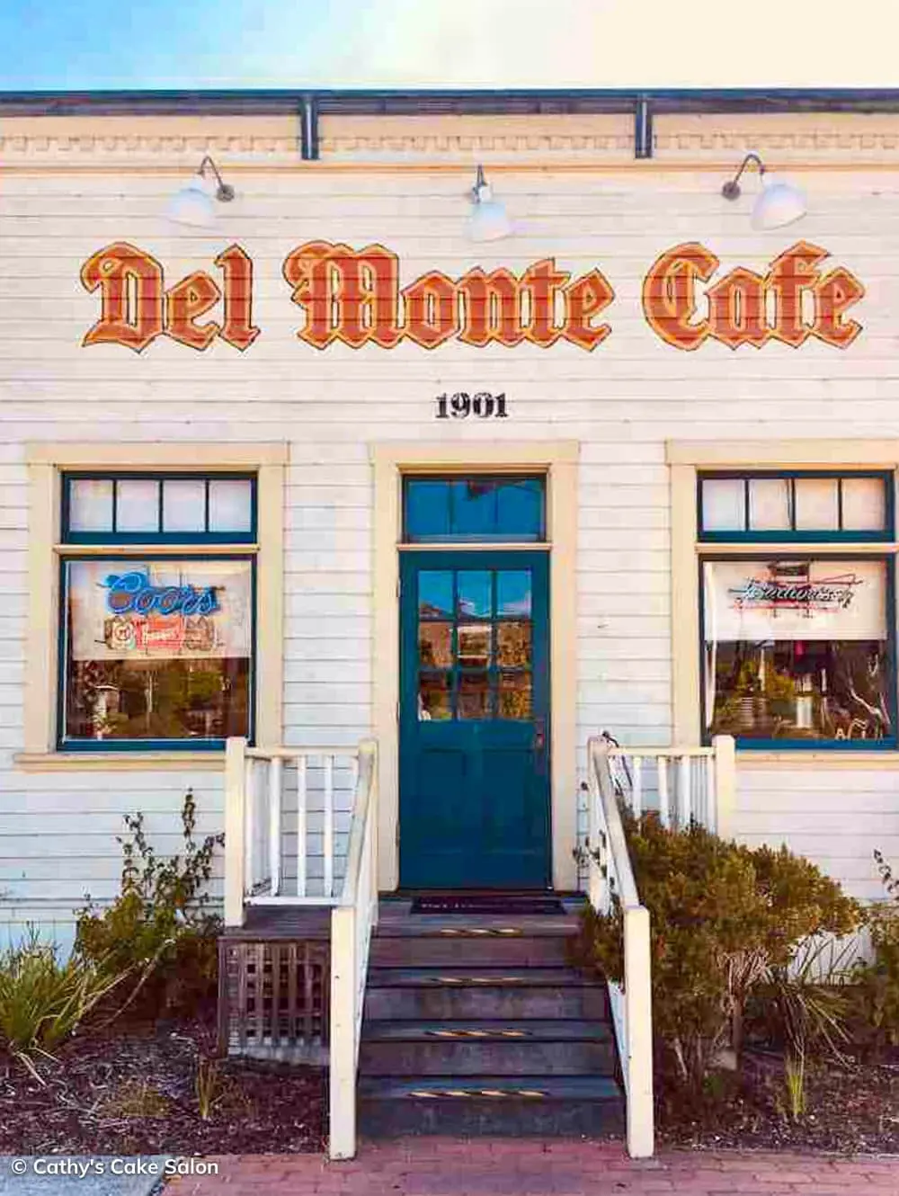 Hidden gems in San Luis Obispo include SLO restaurants such as this one: The historic Del Monte Cafe near the historic San Luis Obispo train station.