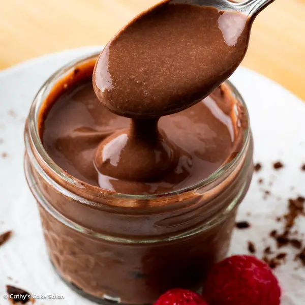 The creamy texture of cottage cheese chocolate mousse.