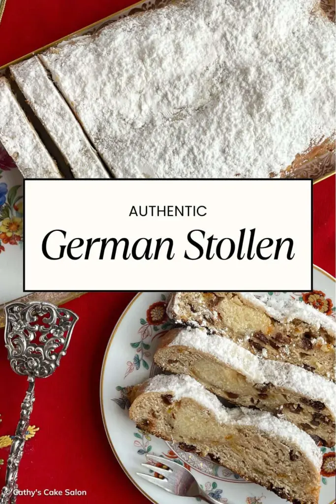 Authentic German Stollen Cake Recipe Banner
