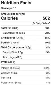 Pecan walnut pie nutrition facts.